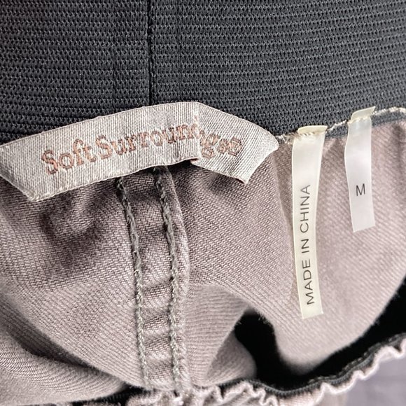 Soft Surroundings Medium M Brown Bootcut Stretch Pull On Legging Jegging Jeans - Picture 4 of 5